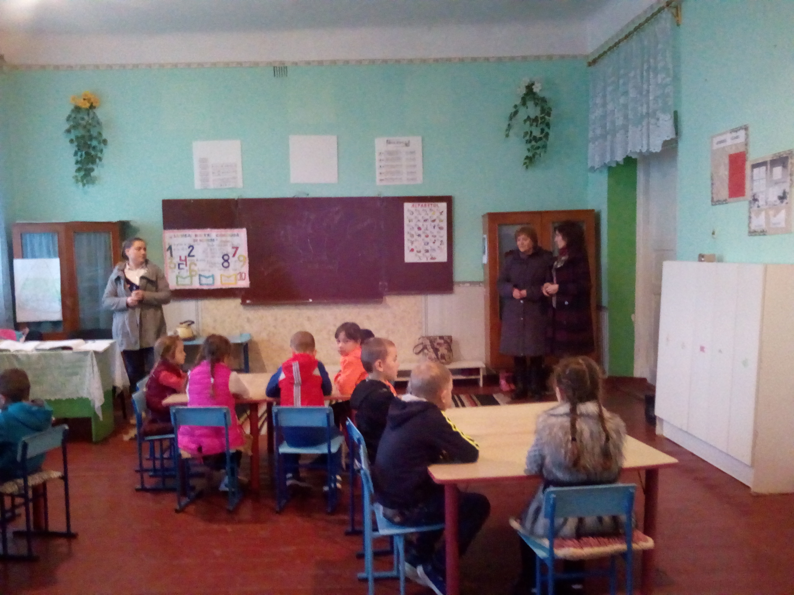 Şef DÎ Donduşeni în vizită de lucru la gimnaziul –grădiniţă Rediul Mare