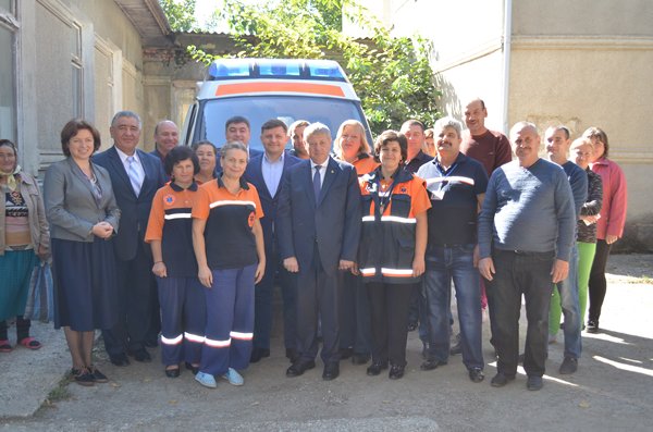 Transport sanitar nou pentru  –  Sudarca.