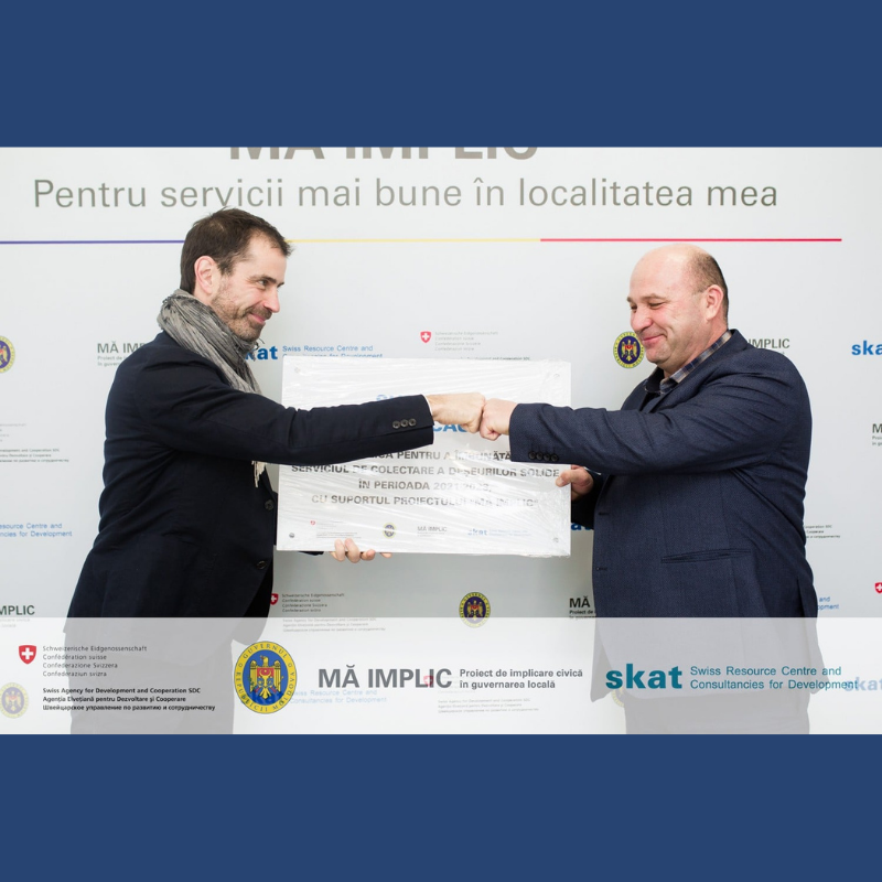A fost semnat acordul cu privire la Proiectul de implicare civică în guvernarea locală „MĂ IMPLIC”