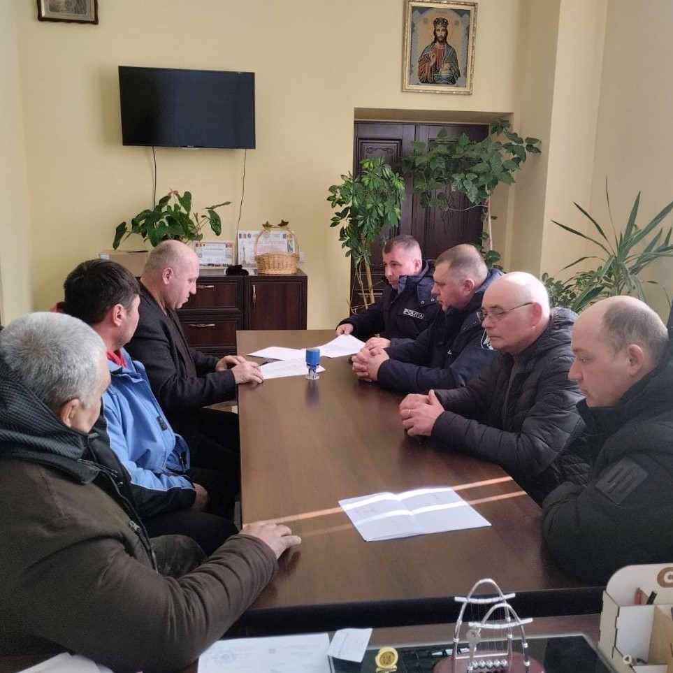 Ședința Consiliului de Siguranță comunitară din localitatea Țaul