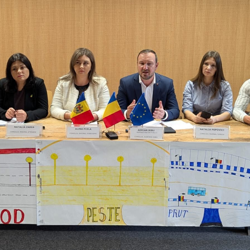 Întâlnire cu presa în cadrul proiectului „Pod peste Prut”