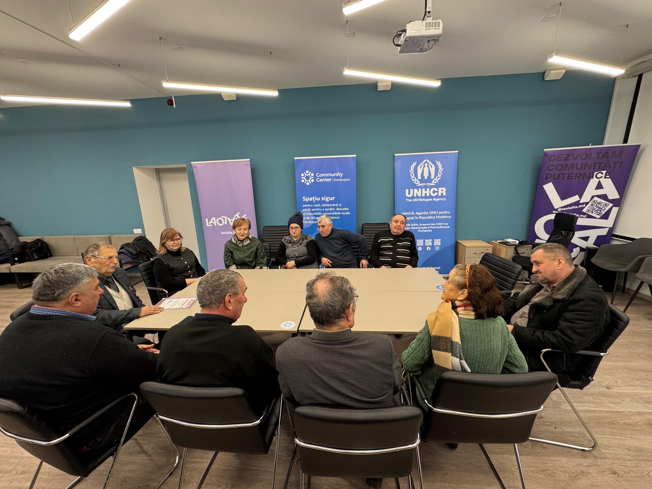 Centru Comunitar Dondușeni a găzduit o sesiune organizată de A.O. Toamna Vârstei