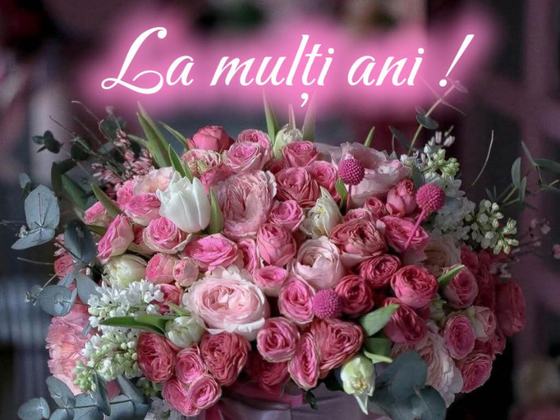 Mesaj de felicitare cu prilejul zilei de naștere pentru dna Donos Elena,Dactilograf Consiliul raional Dondușeni