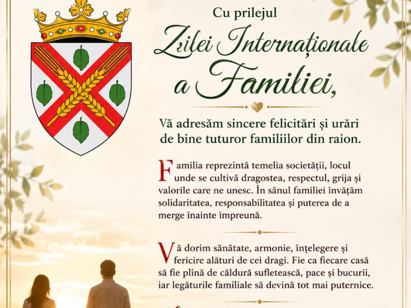 Ziua Internațională a Familiei!